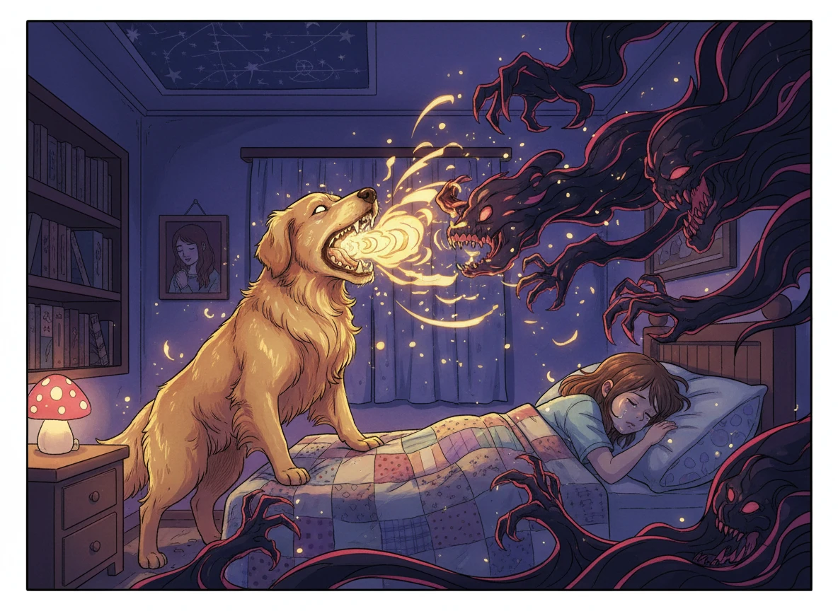 The Golden Retriever Guardian